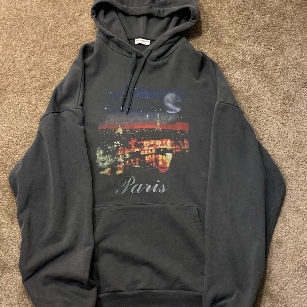 FW17 Balenciaga Paris Tourist Hoodie